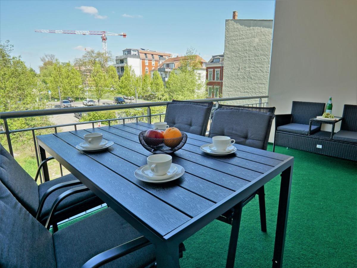 "Hogulu" Brandenburg, Balkon, Neustadt, Kueche, Wassernaehe - Parkplatz Inklusive Apartment Brandenburg  Exterior foto