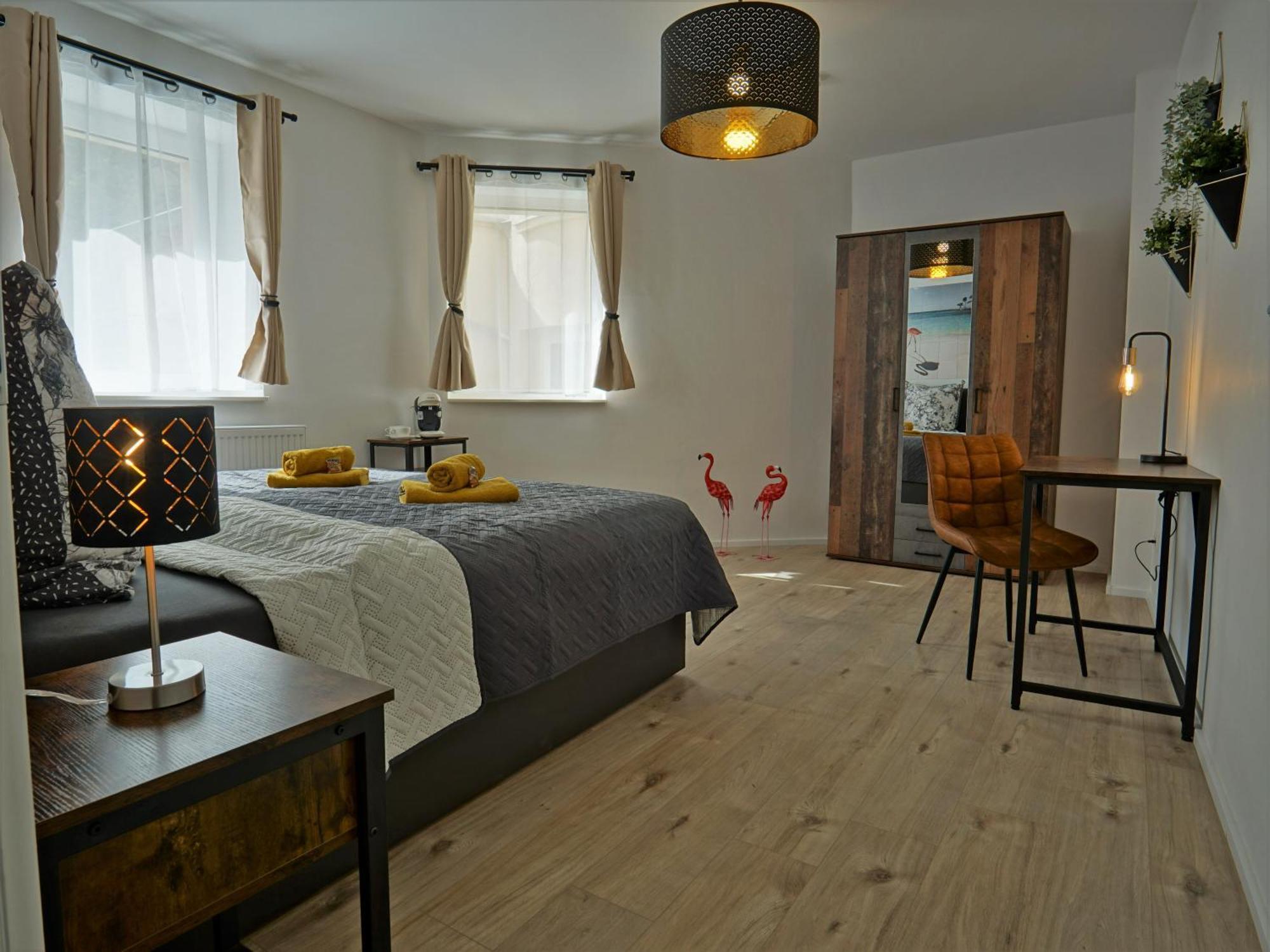 "Hogulu" Brandenburg, Balkon, Neustadt, Kueche, Wassernaehe - Parkplatz Inklusive Apartment Brandenburg  Cameră foto