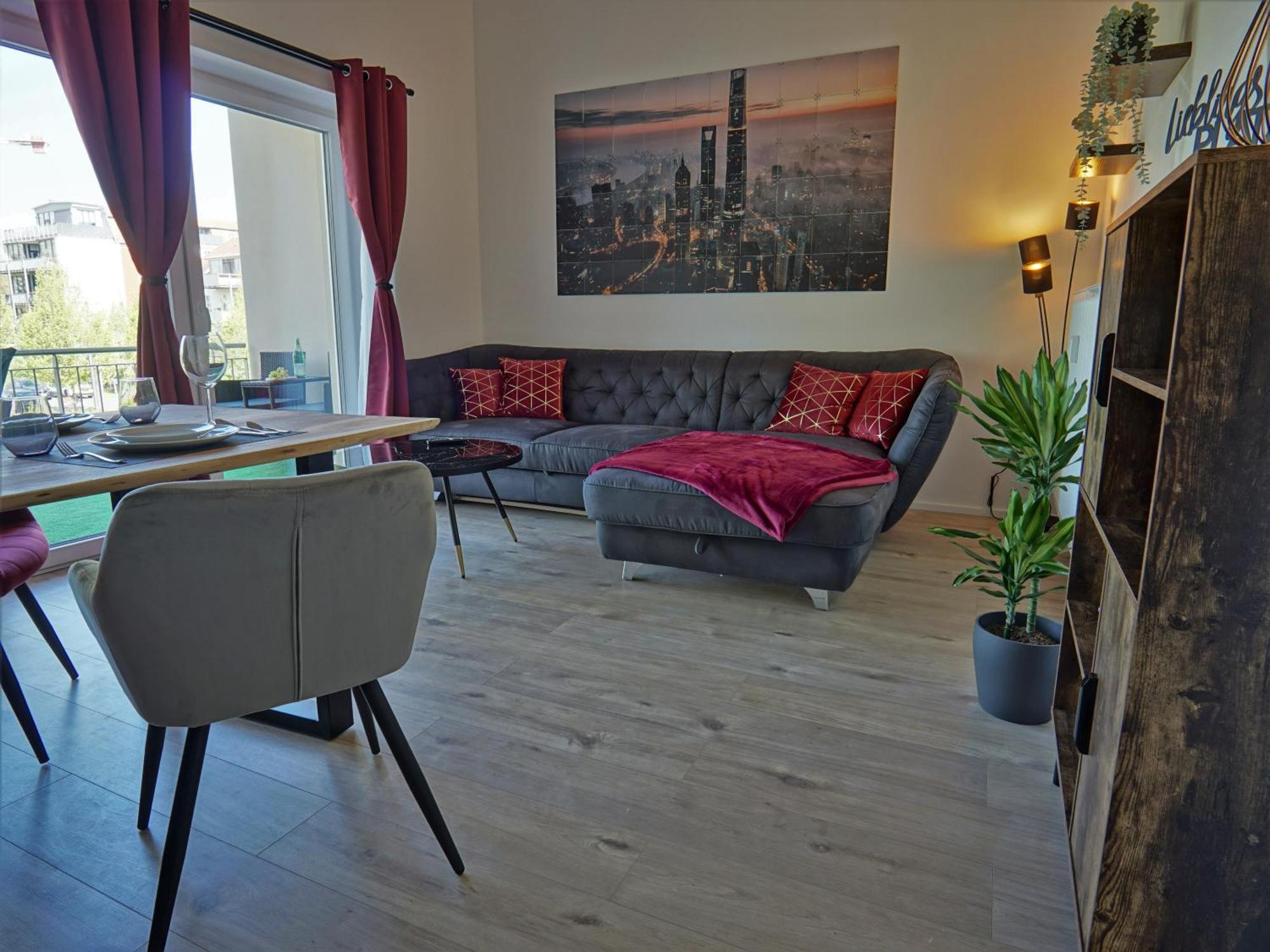 "Hogulu" Brandenburg, Balkon, Neustadt, Kueche, Wassernaehe - Parkplatz Inklusive Apartment Brandenburg  Cameră foto